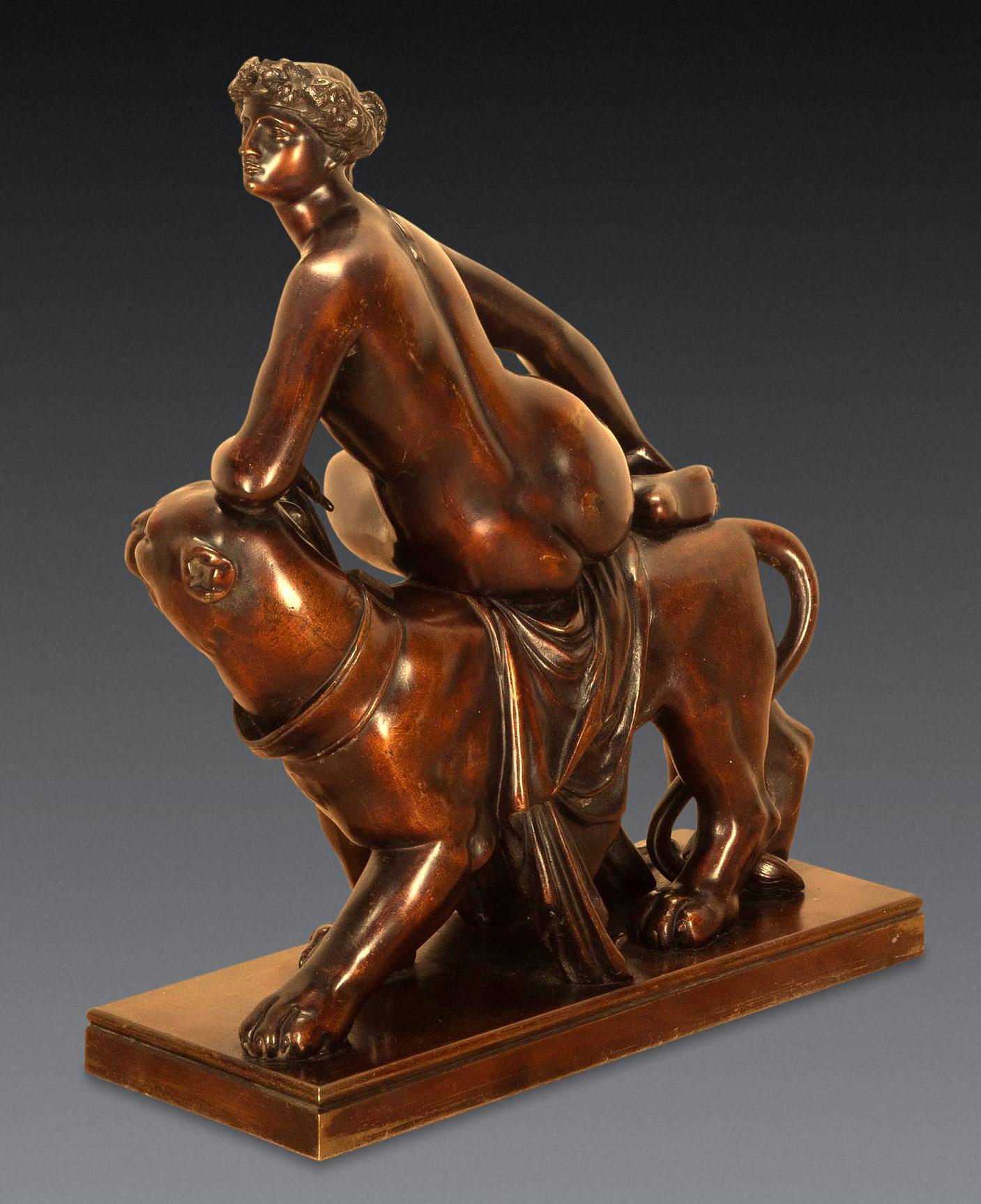Grupo de bronce del siglo XIX 