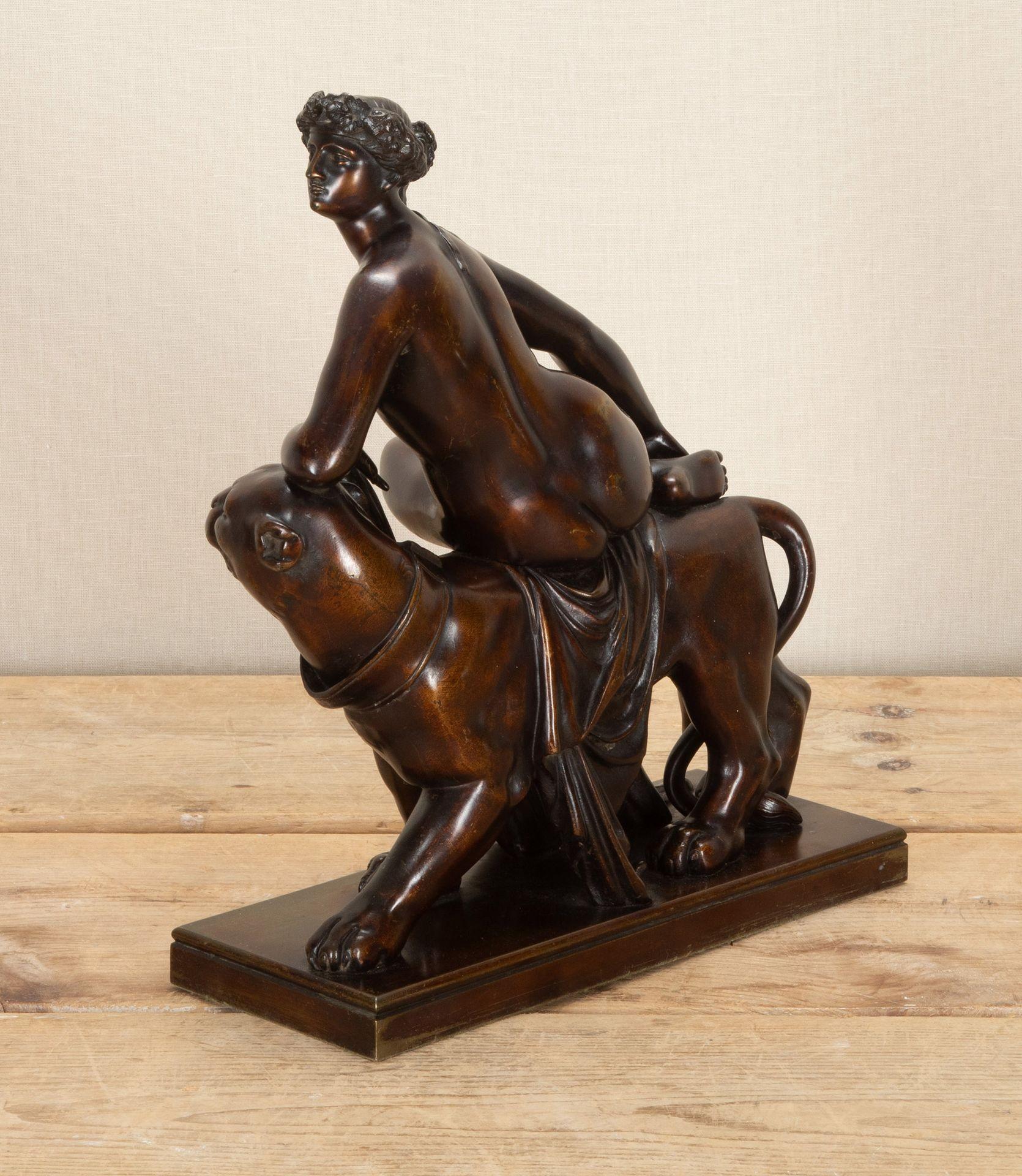 Allemand Groupe en bronze du 19e siècle 