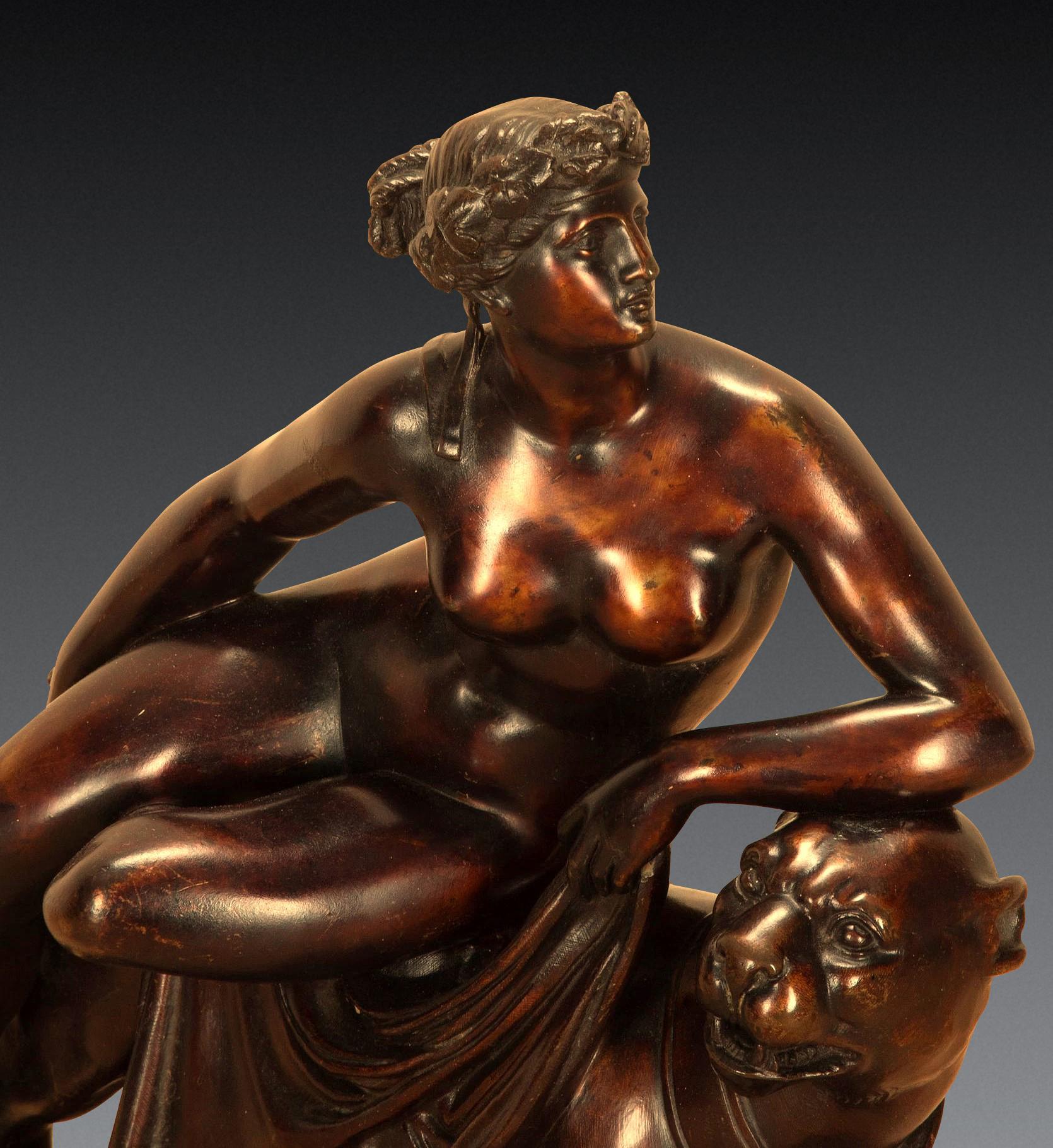 Grupo de bronce del siglo XIX 