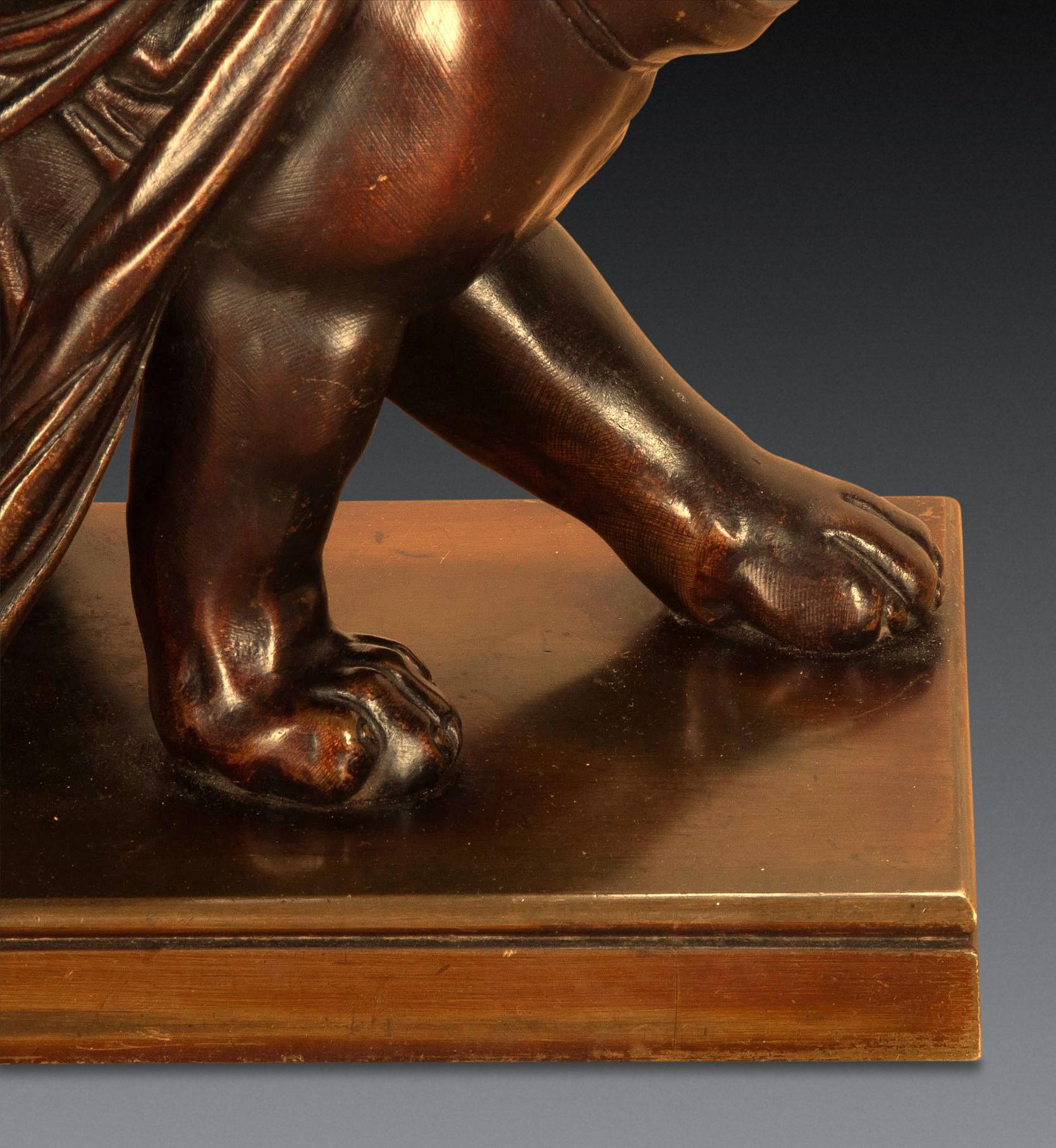 Grupo de bronce del siglo XIX 