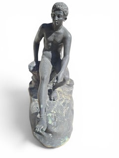 19th Century Bronze Hermes after the Antique, Naples Archaeological Museum Model