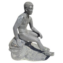 19th Century Bronze Hermes after the Antique, Naples Archaeological Museum Model