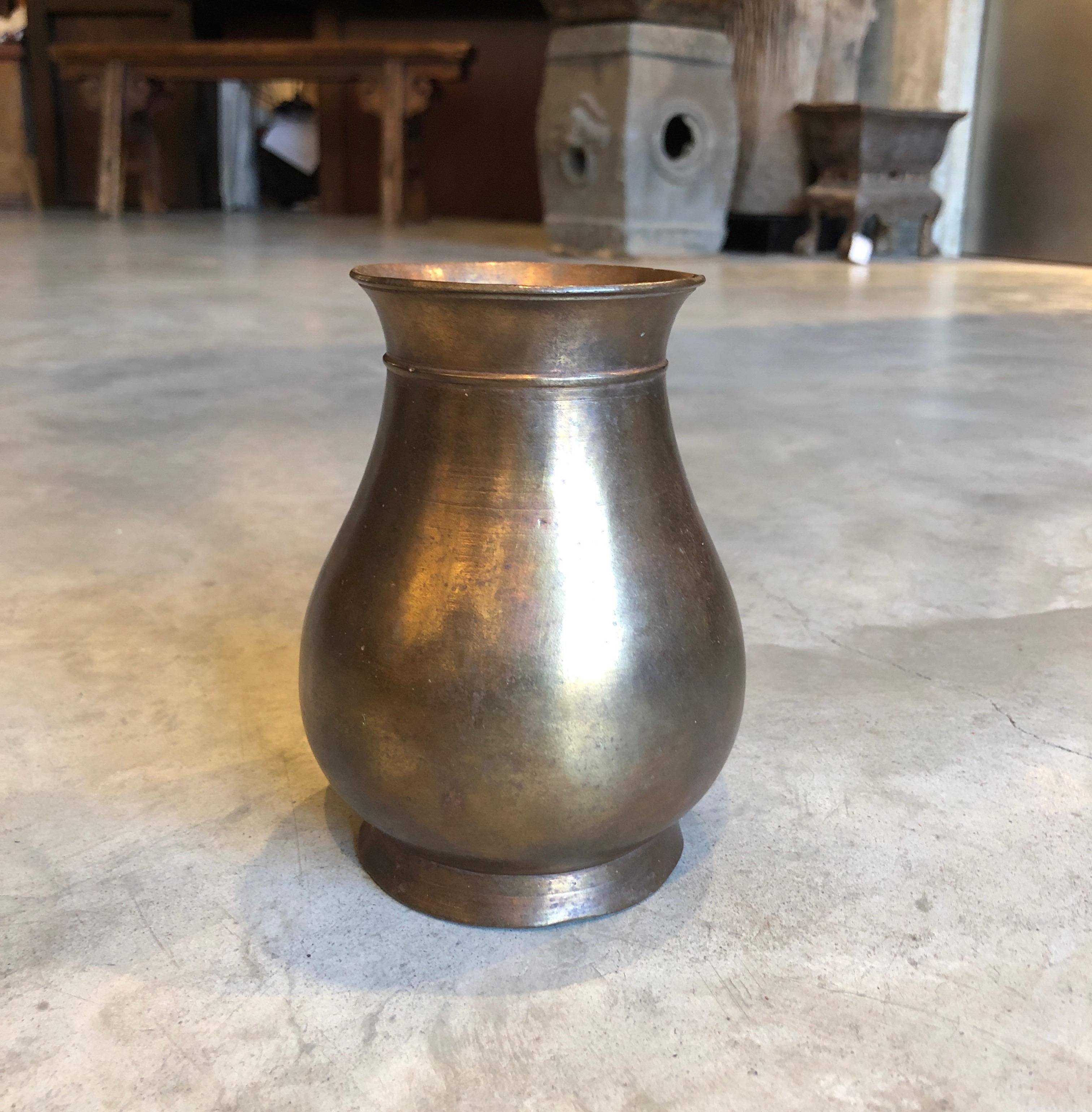 19th Century Bronze Holy Water Container, from Nepal 9