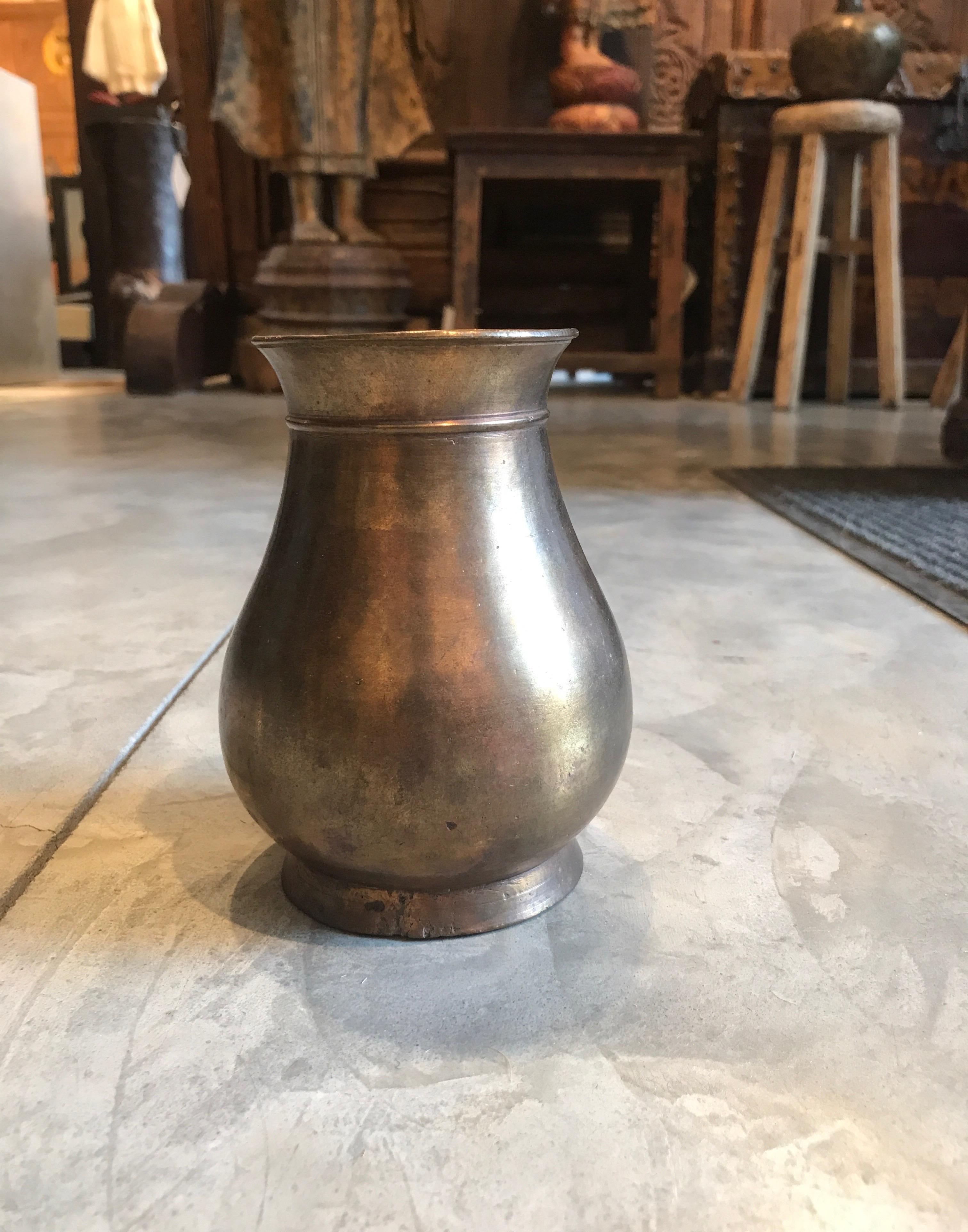 bronze water container