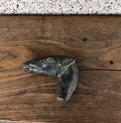 19th Century Bronze Horse Cane Handle