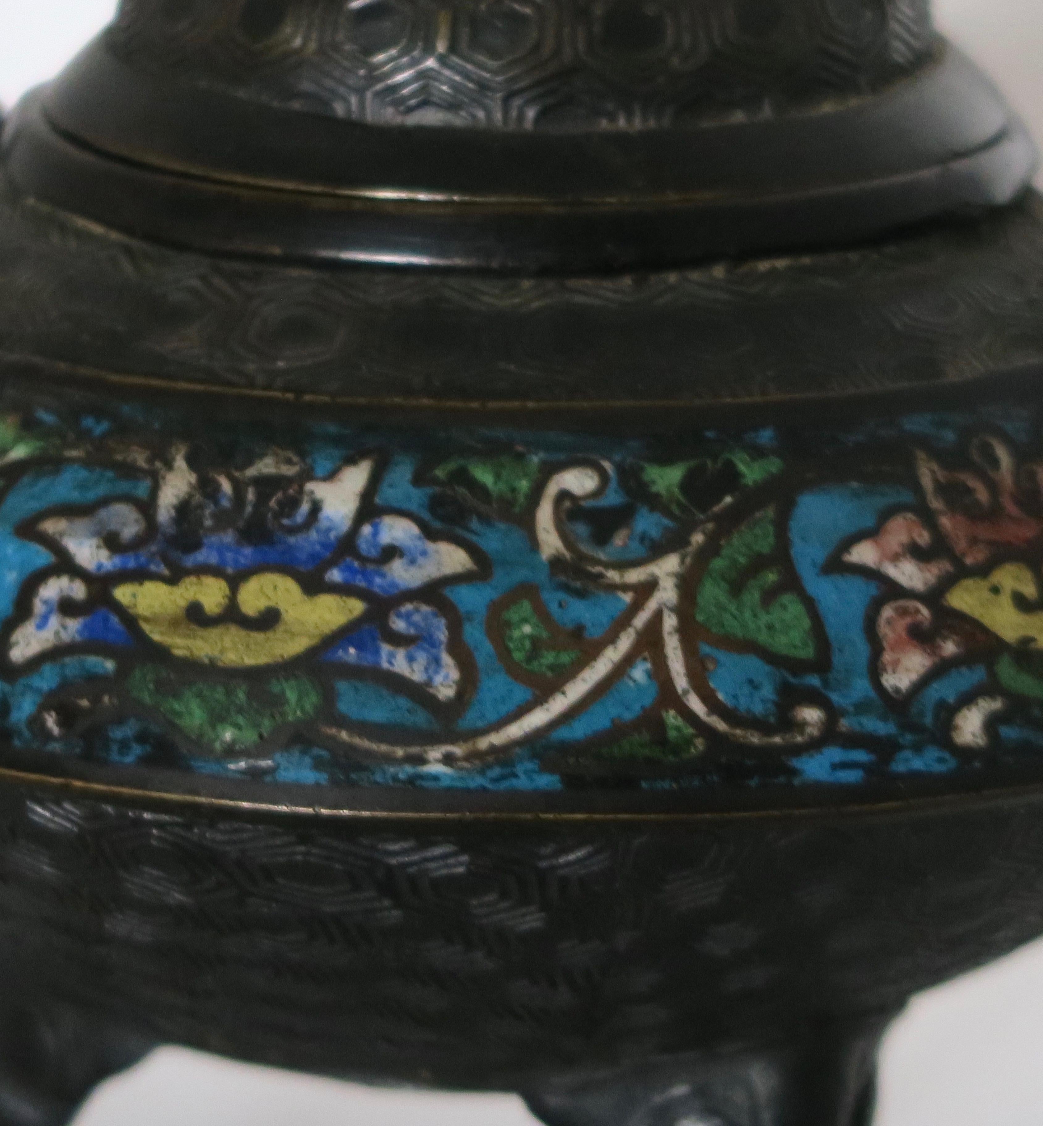 19th Century Bronze Incense Burner For Sale 2