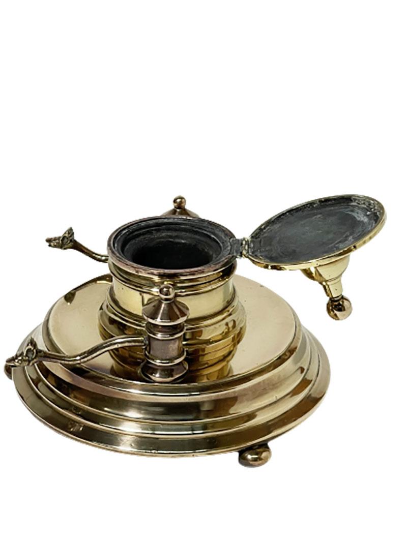 European 19th Century Bronze Inkwell For Sale