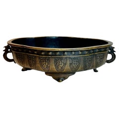 Jardinière japonaise en bronze du 19ème siècle