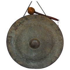 19th Century Bronze Japanese Temple Gong