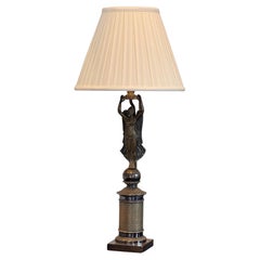 19th Century Bronze Lamp
