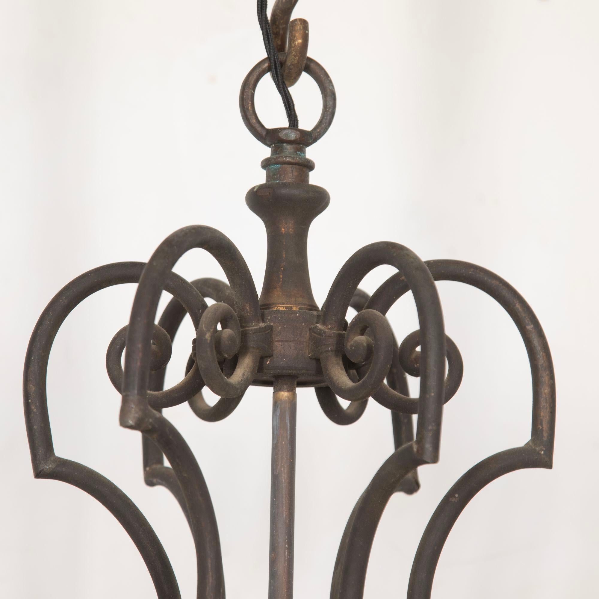 19th Century Bronze Lantern For Sale 2