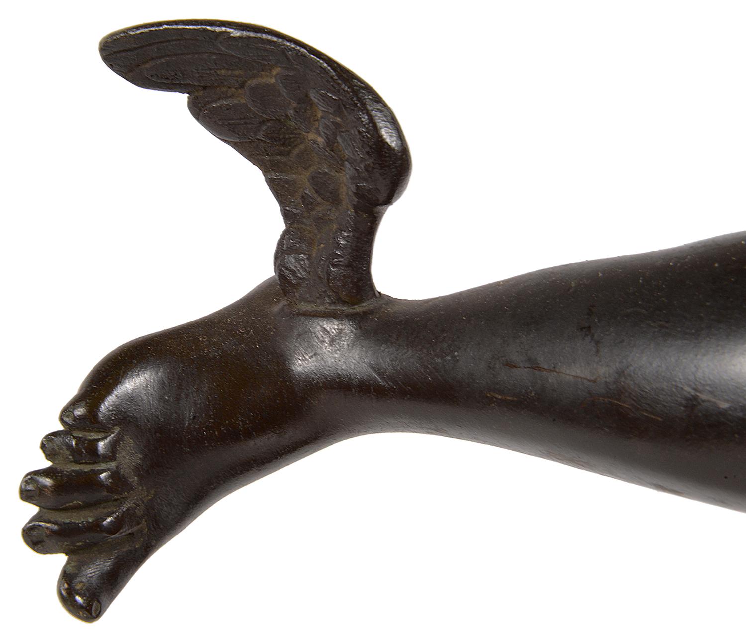 19th Century Bronze Mercury and Fortuna, Giambologna 5