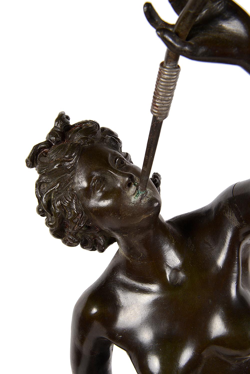 French 19th Century Bronze Mercury and Fortuna, Giambologna