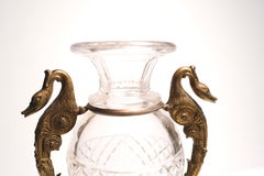 19th Century Bronze Mounted Cut Crystal Vase