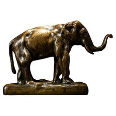 19th Century Bronze of a Elephant Signed Bayre