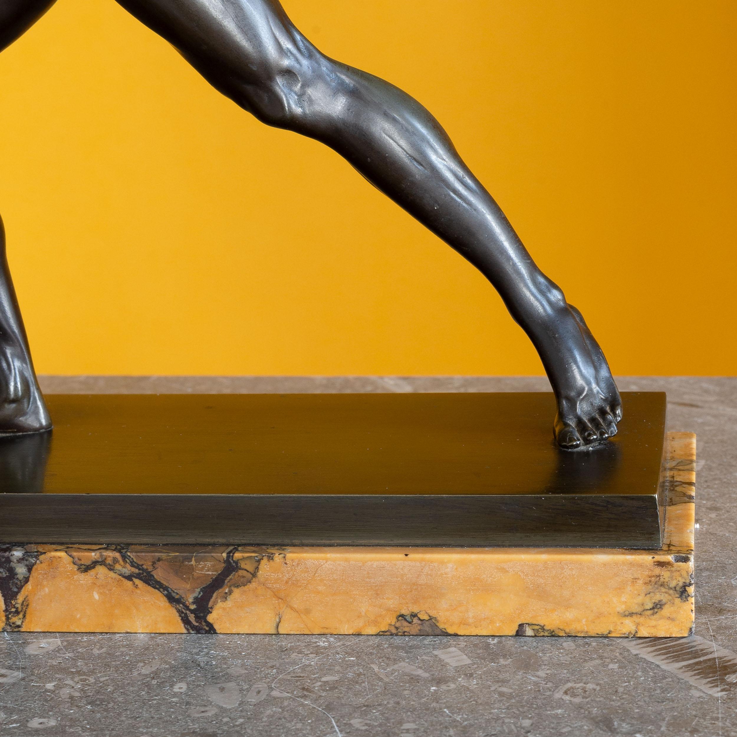 19th Century Bronze of the Borghese Gladiator For Sale 3