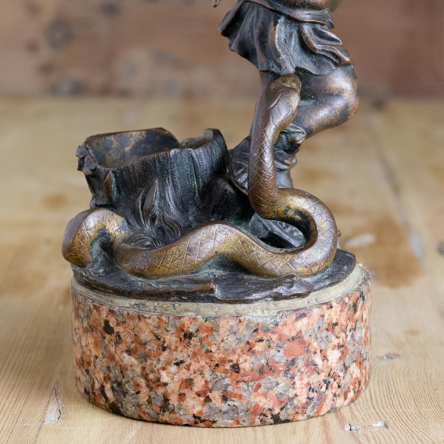 19th Century Bronze of the Heroic Putti For Sale 4