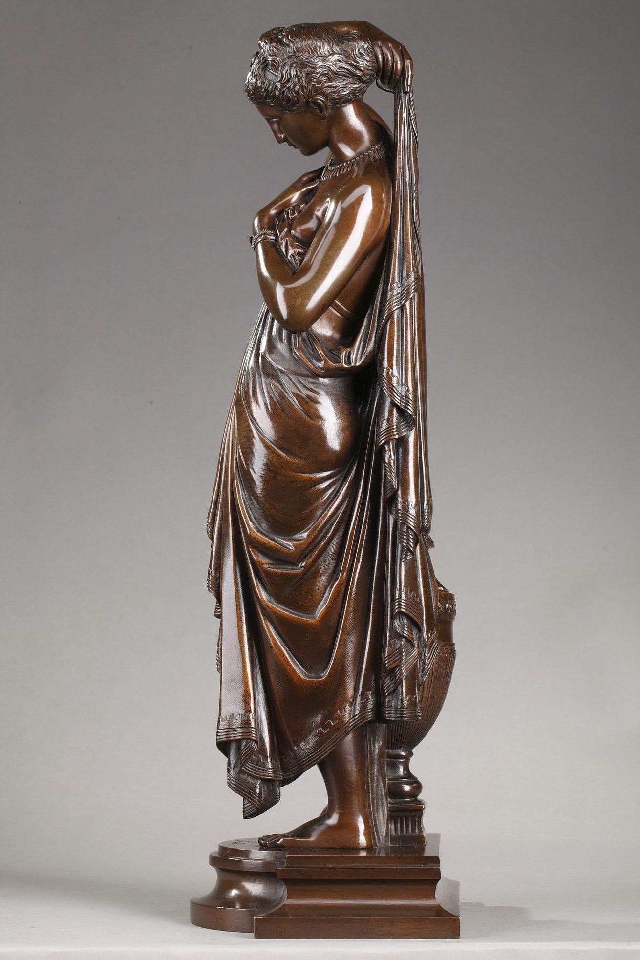 19th Century Bronze Phryné by James Pradier, 1790-1852 5