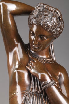 phryné en bronze du XIXe siècle par James Pradier:: 1790-1852