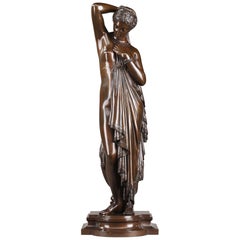 phryné en bronze du XIXe siècle par James Pradier:: 1790-1852