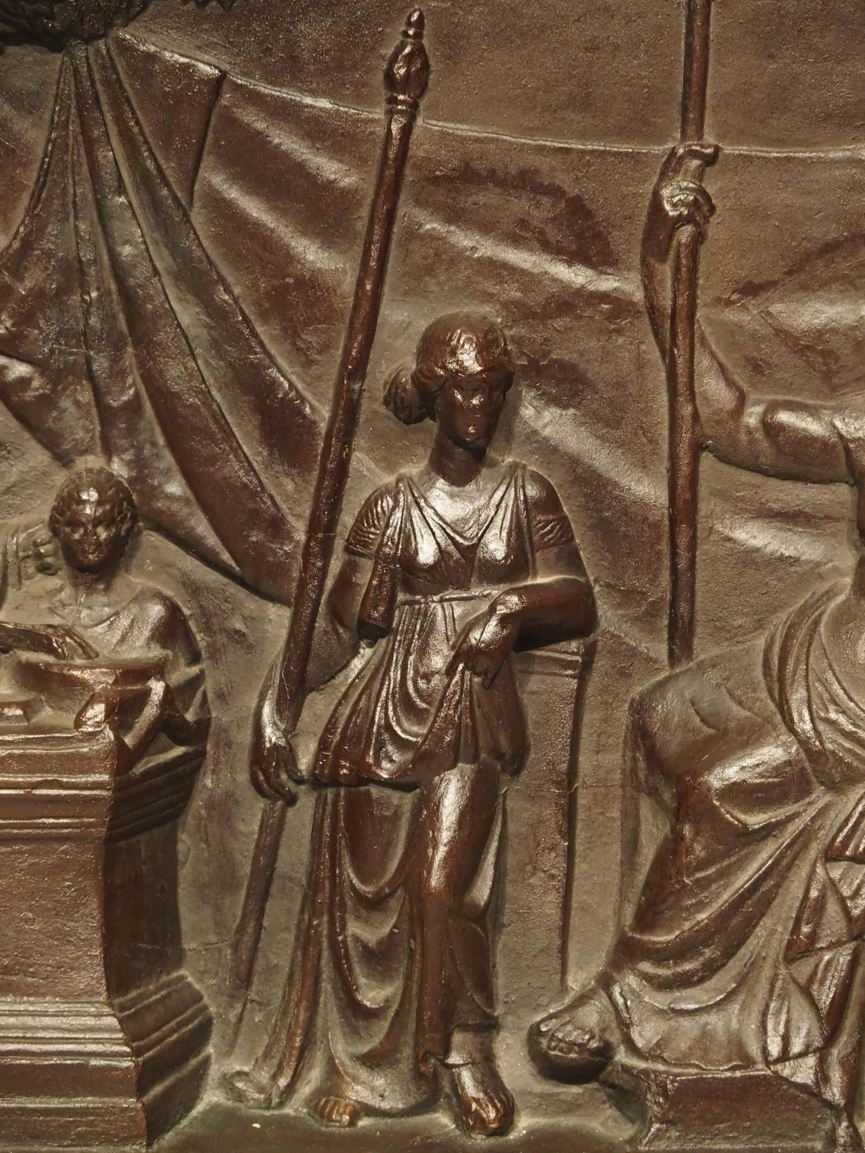 Placa de bronce del siglo XIX, La leyenda de Cayo Mucio Scaevola 4