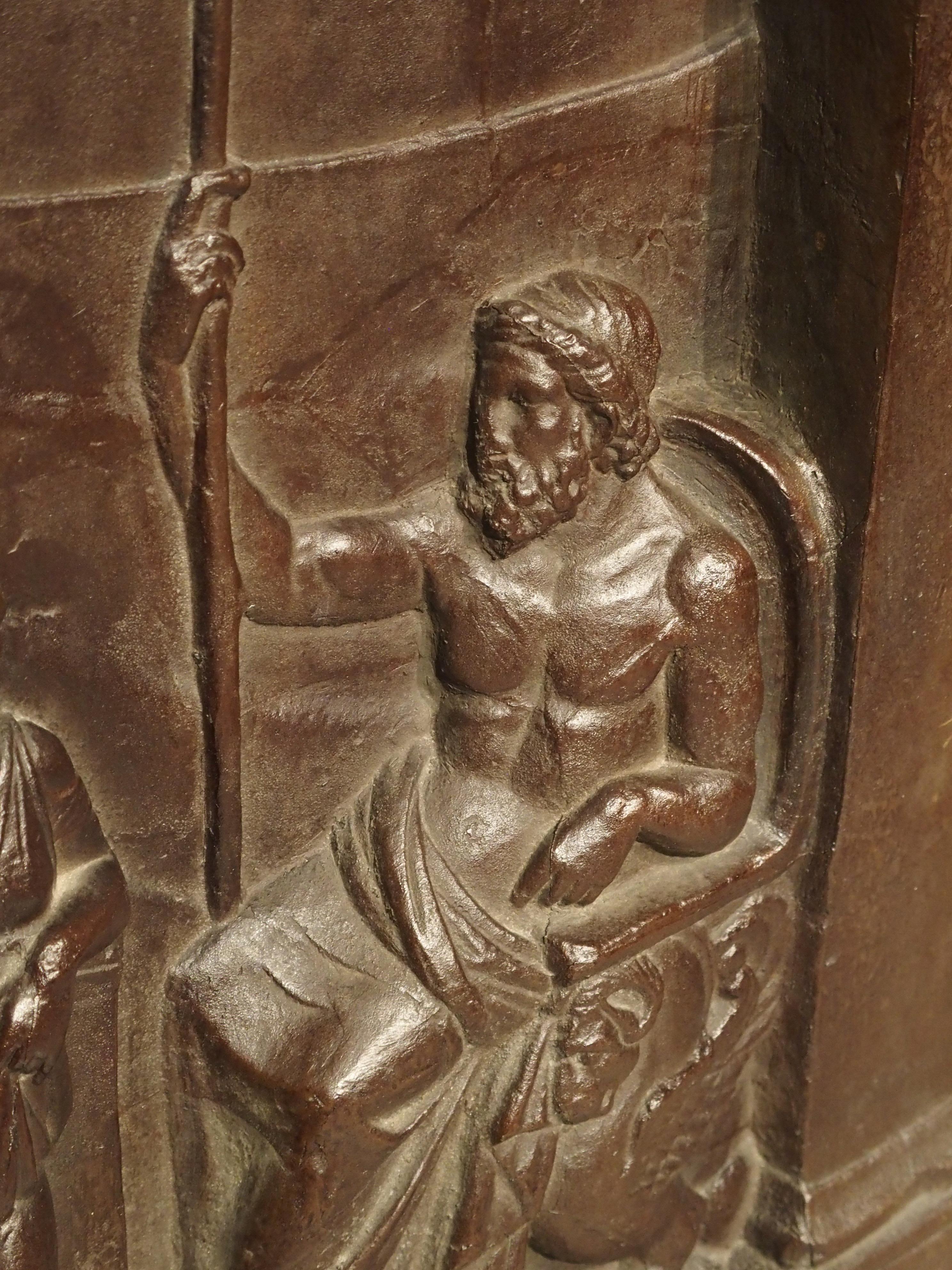 Plaque en bronze du 19ème siècle, La légende de Gaius Mucius Scaevola en vente 6
