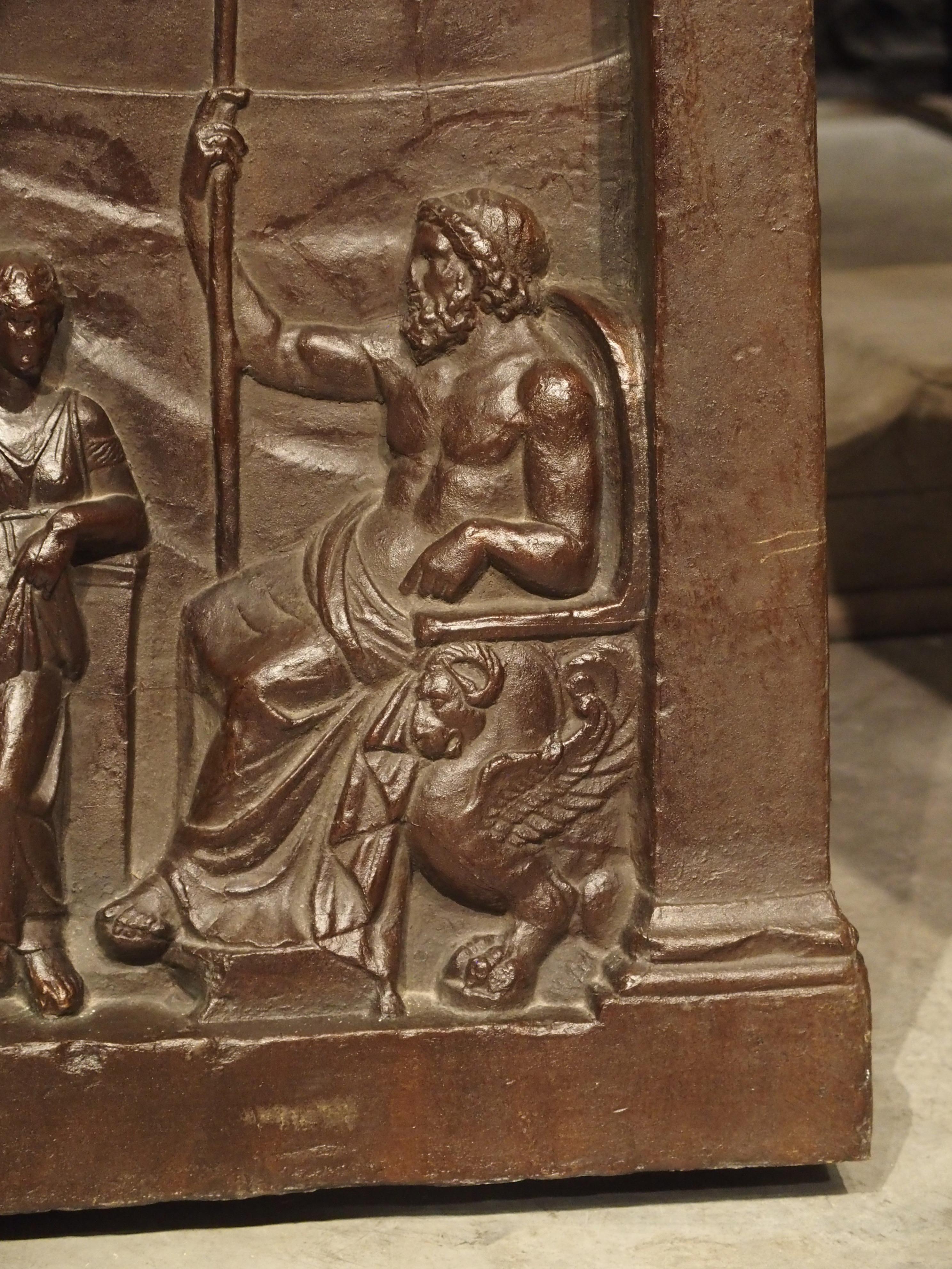 Plaque en bronze du 19ème siècle, La légende de Gaius Mucius Scaevola en vente 1
