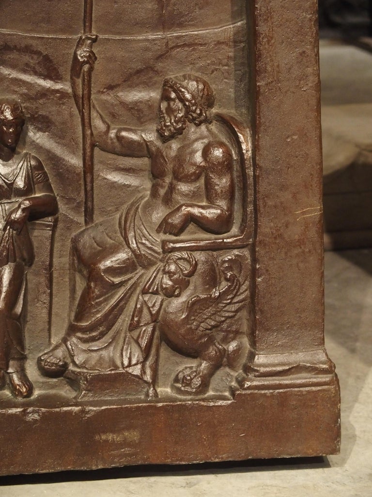 19th Century Bronze Plaque, The Legend of Gaius Mucius Scaevola For Sale 3