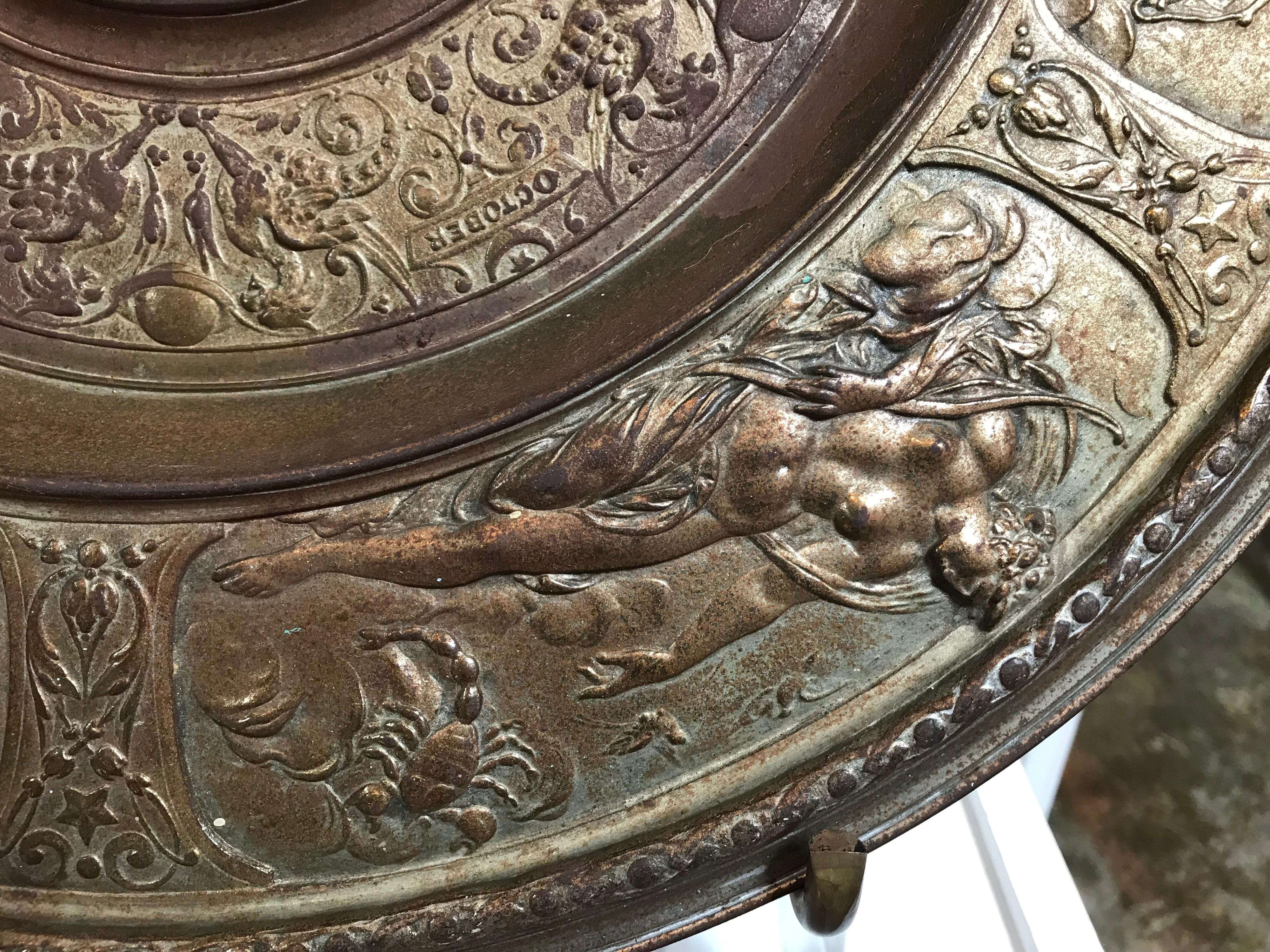 19th Century Bronze Plate on Acrylic 6