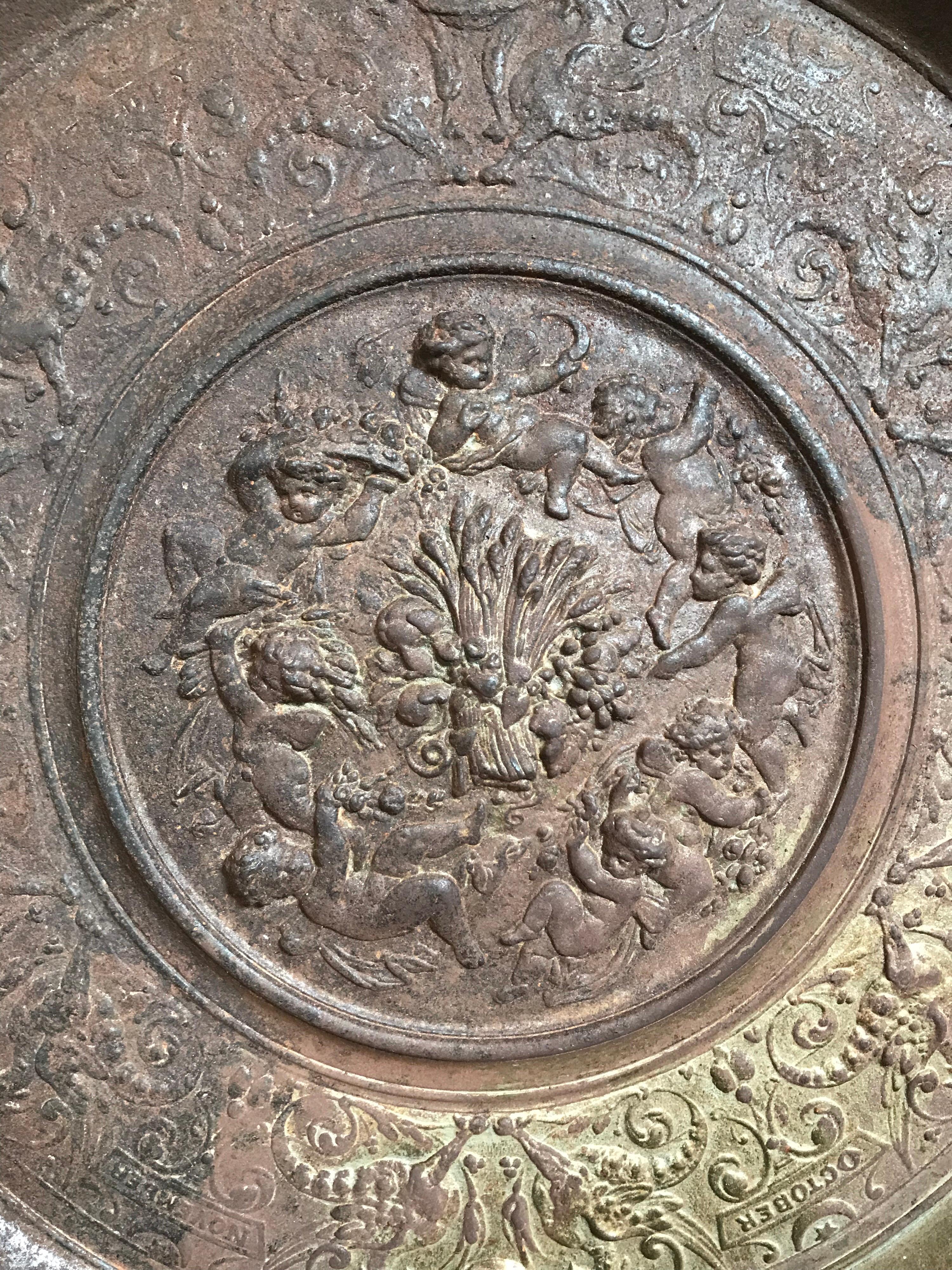 19th Century Bronze Plate on Acrylic 1