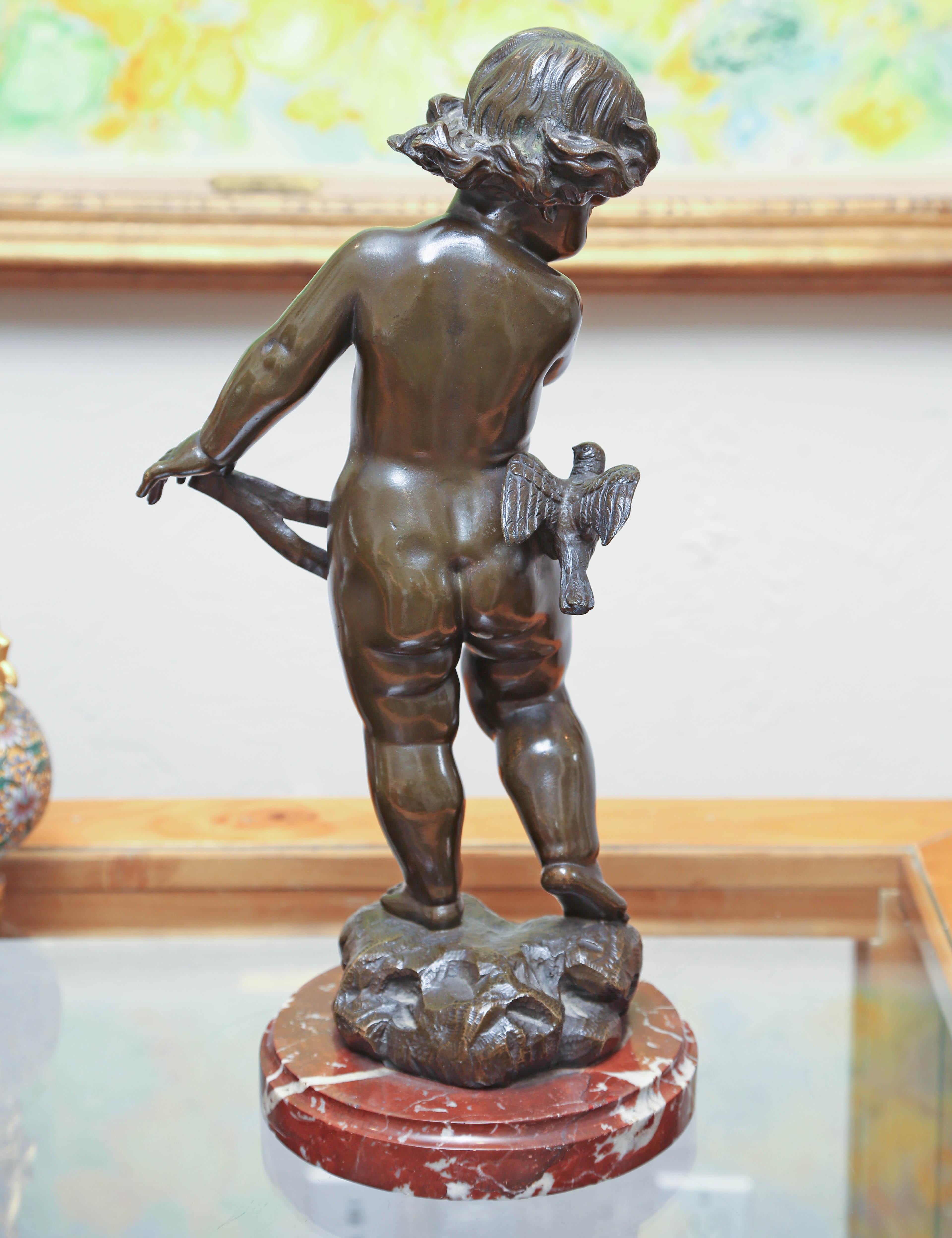 Italian 19th Century Bronze Putti by Valentino Besarel For Sale