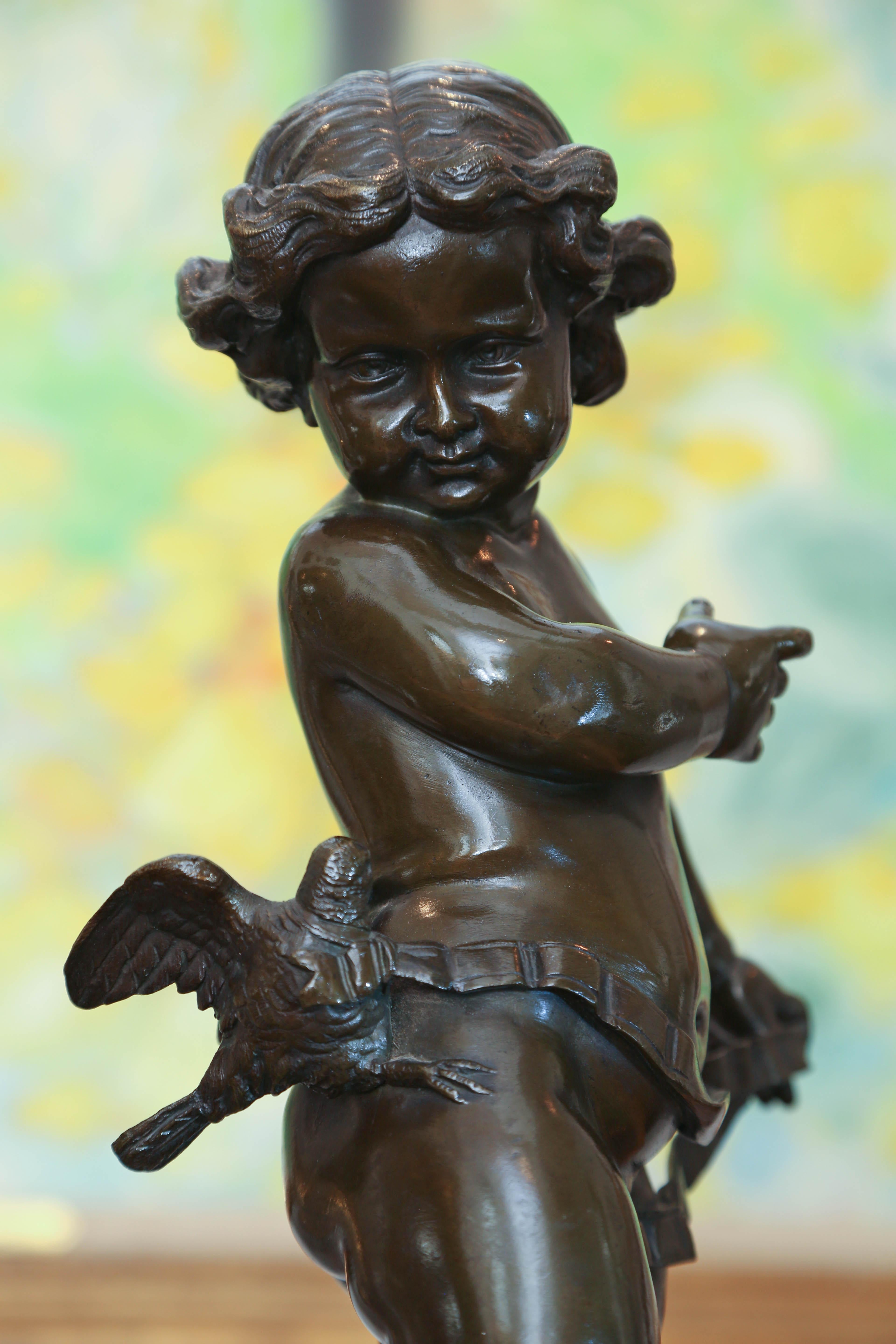 19th Century Bronze Putti by Valentino Besarel For Sale 1