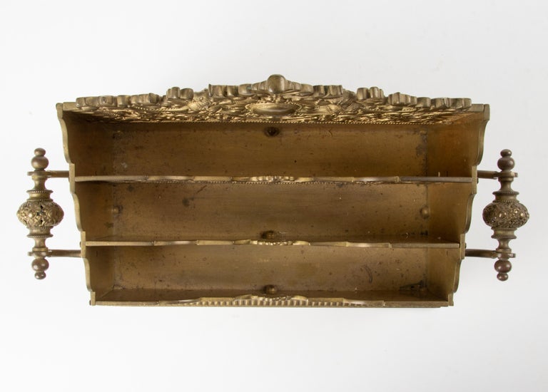 19th Century Bronze Renaissance Style Letter Rack at 1stDibs
