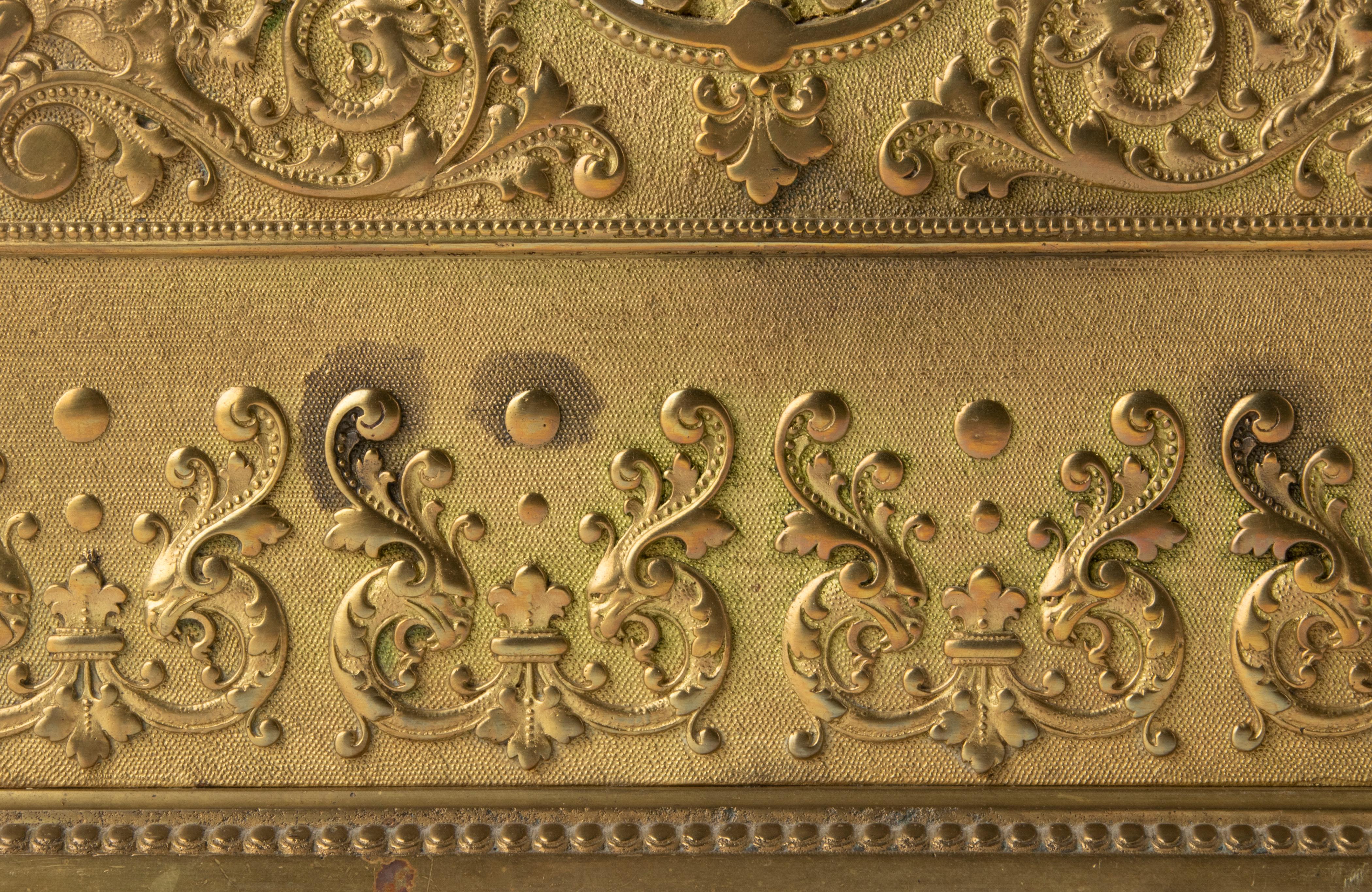 19th Century Bronze Renaissance Style Letter Rack 10