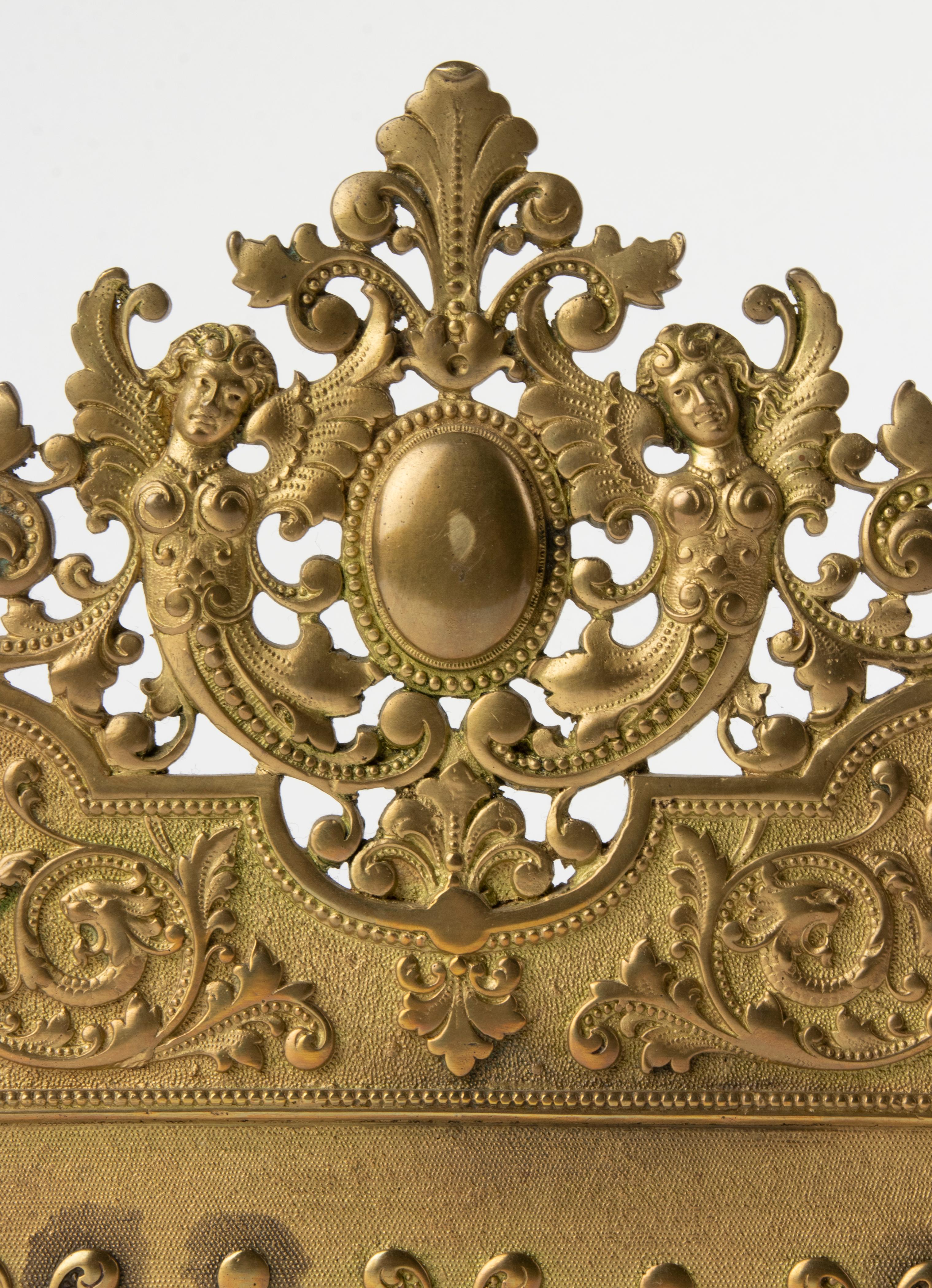 19th Century Bronze Renaissance Style Letter Rack 14