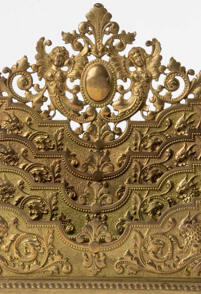 19th Century Bronze Renaissance Style Letter Rack at 1stDibs