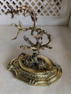 19th Century Bronze Ring Holder from France