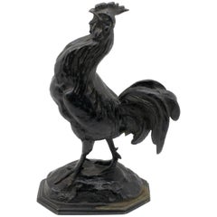 19th Century Bronze Rooster