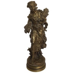 Antique 19th Century Bronze Sculpture by Hippolyte Moreau