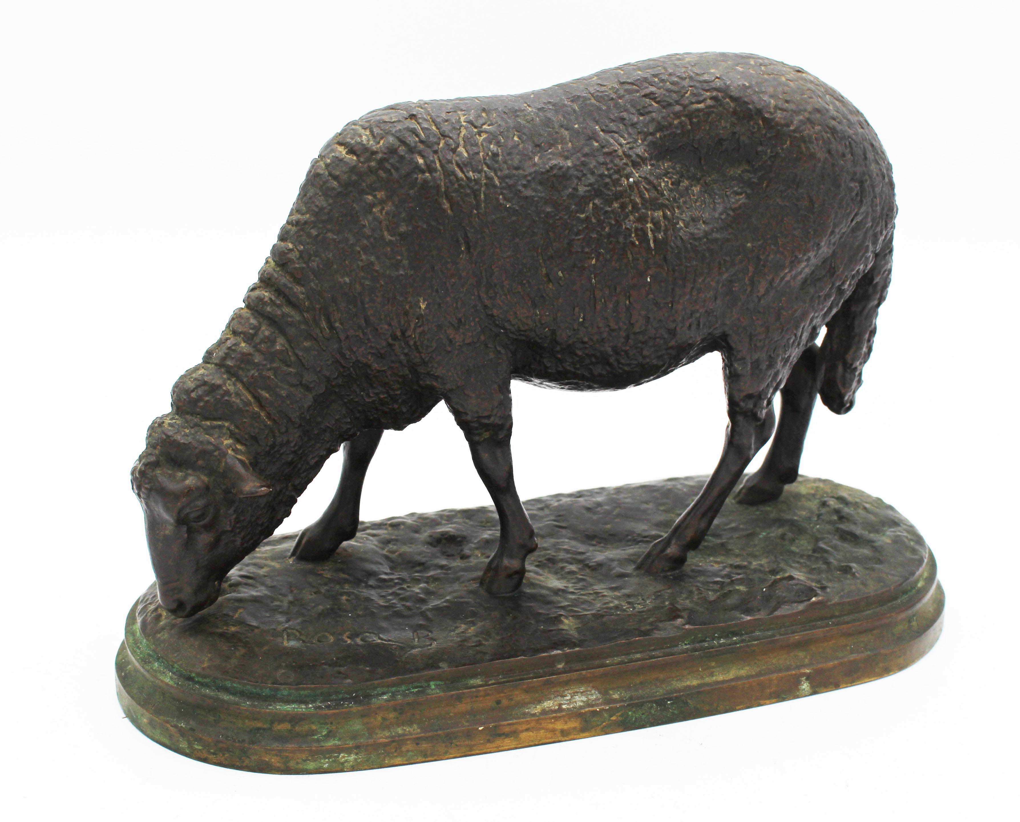 sculpture en bronze du 19ème siècle 