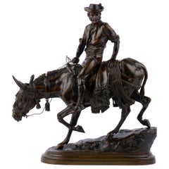 19th Century Bronze Sculpture of a Spanish Rider by Isidore Bonheur