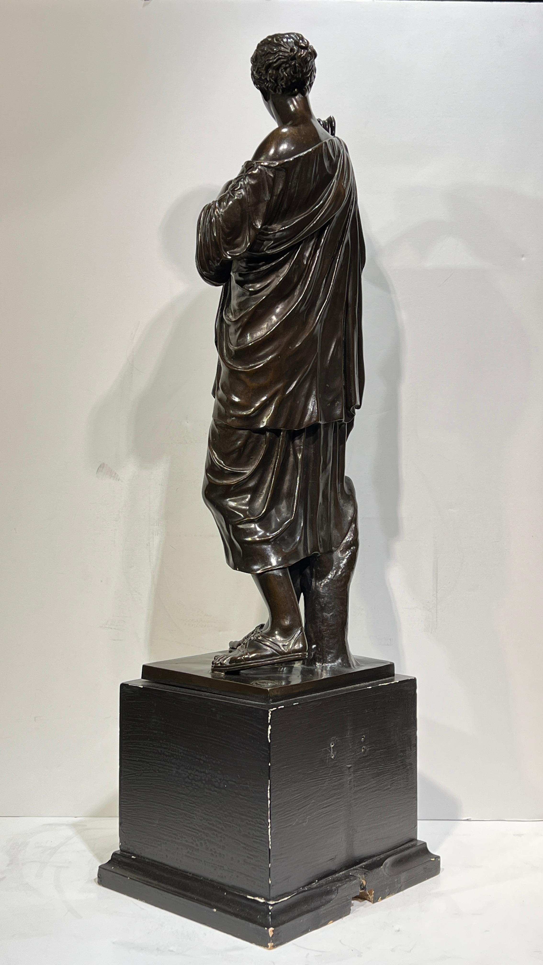 Francese 19th Century Bronze Sculpture of Diana of Gabii Cast by Collas & Barbedienne in vendita