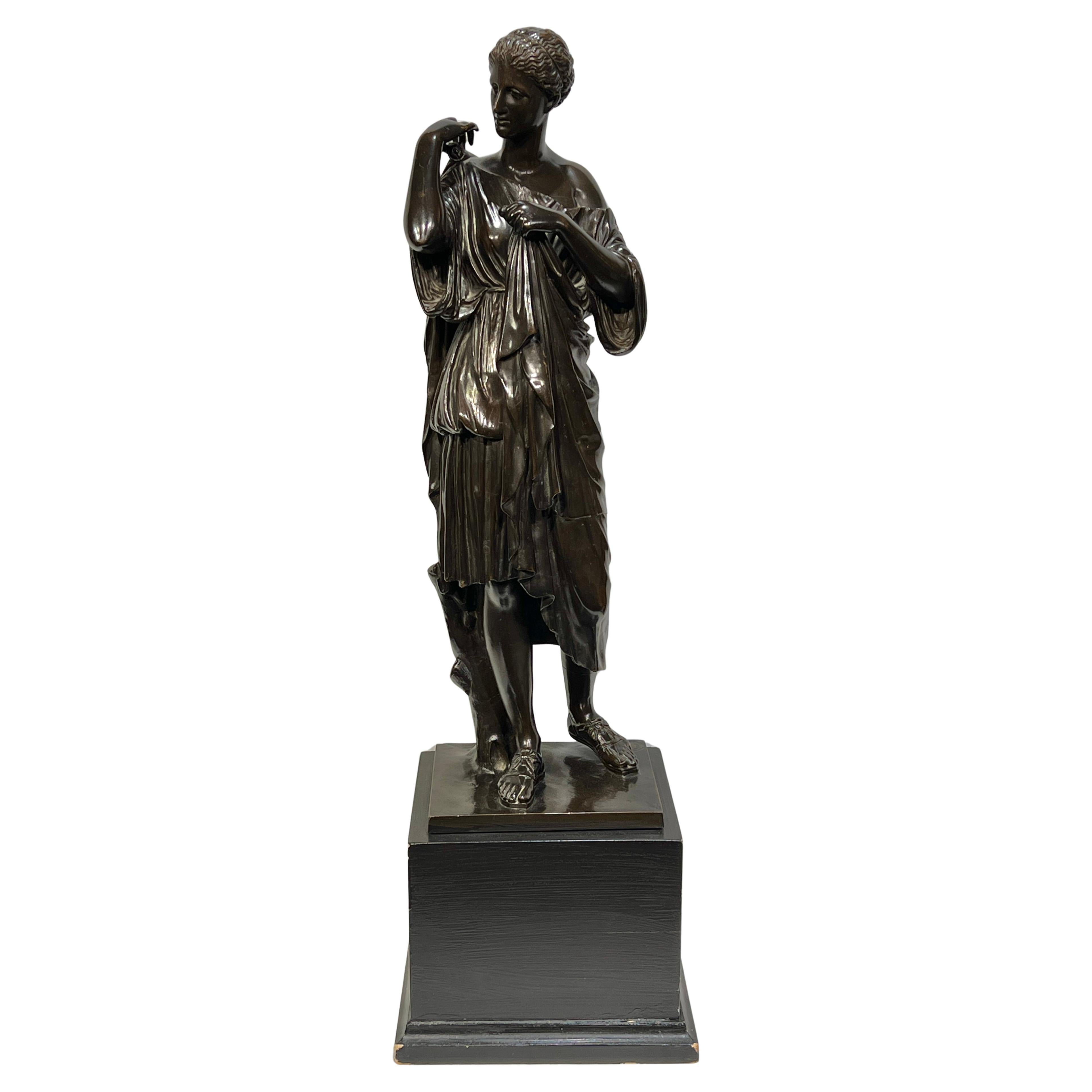 19th Century Bronze Sculpture of Diana of Gabii Cast by Collas 
Barbedienne