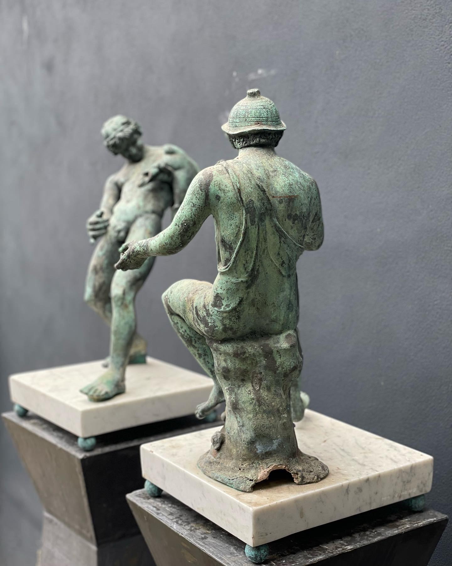 Italiano Scultura in bronzo di Hermes del XIX secolo in vendita
