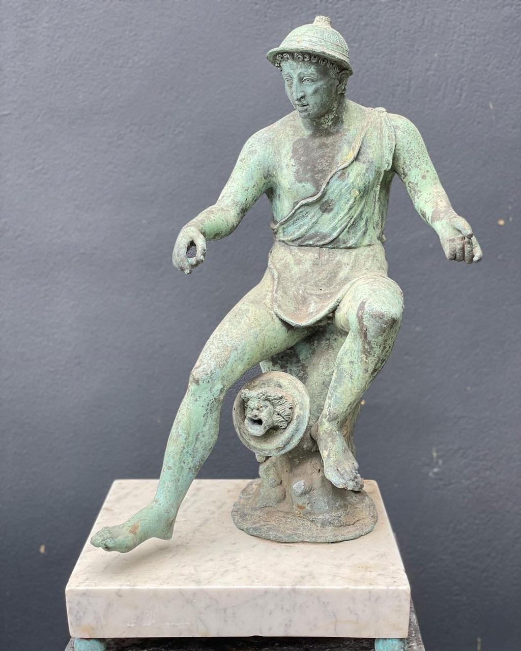 19th Century Bronze Sculpture of Hermes For Sale 2