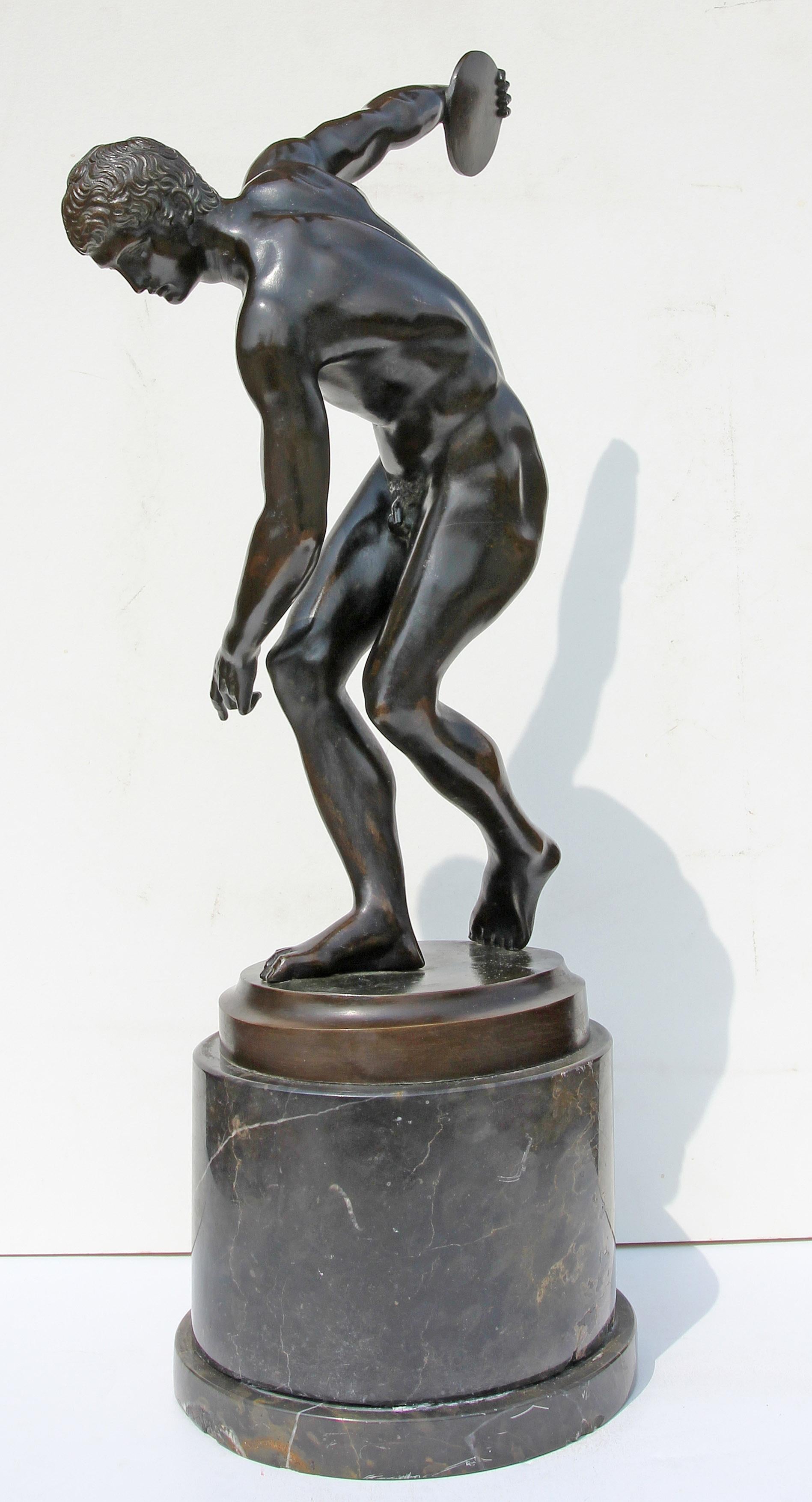 discus thrower statue
