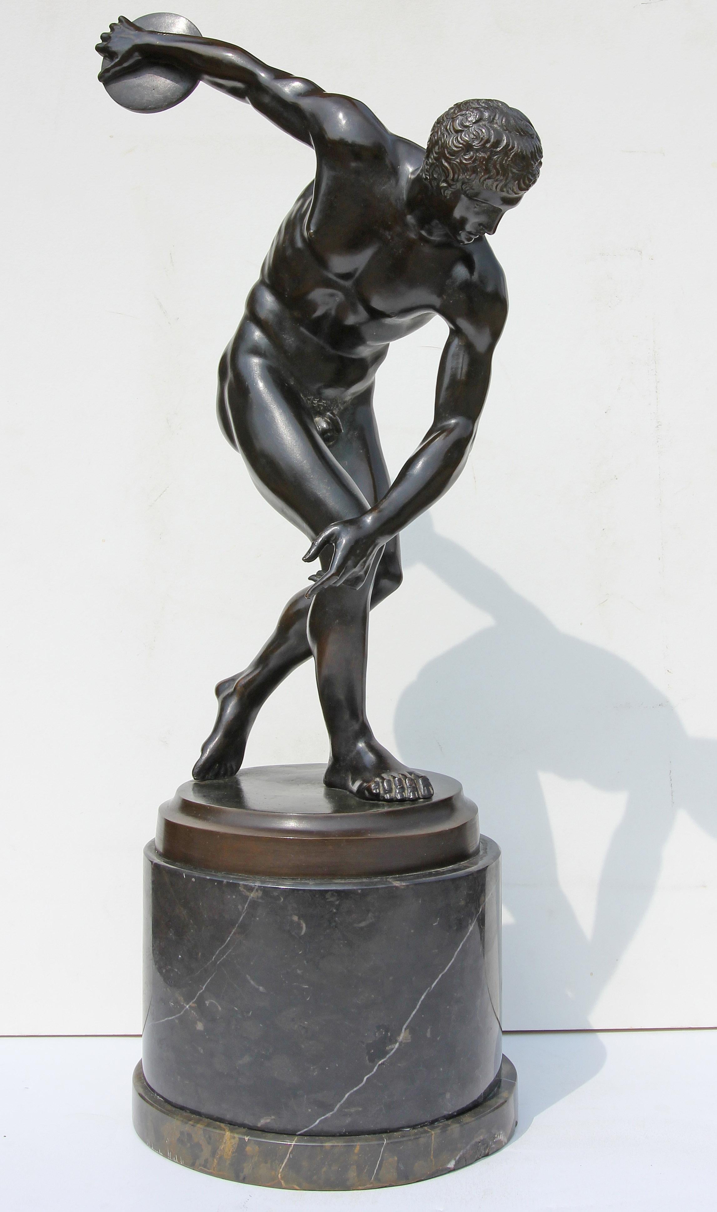 Patinated 19th Century Bronze Sculpture 