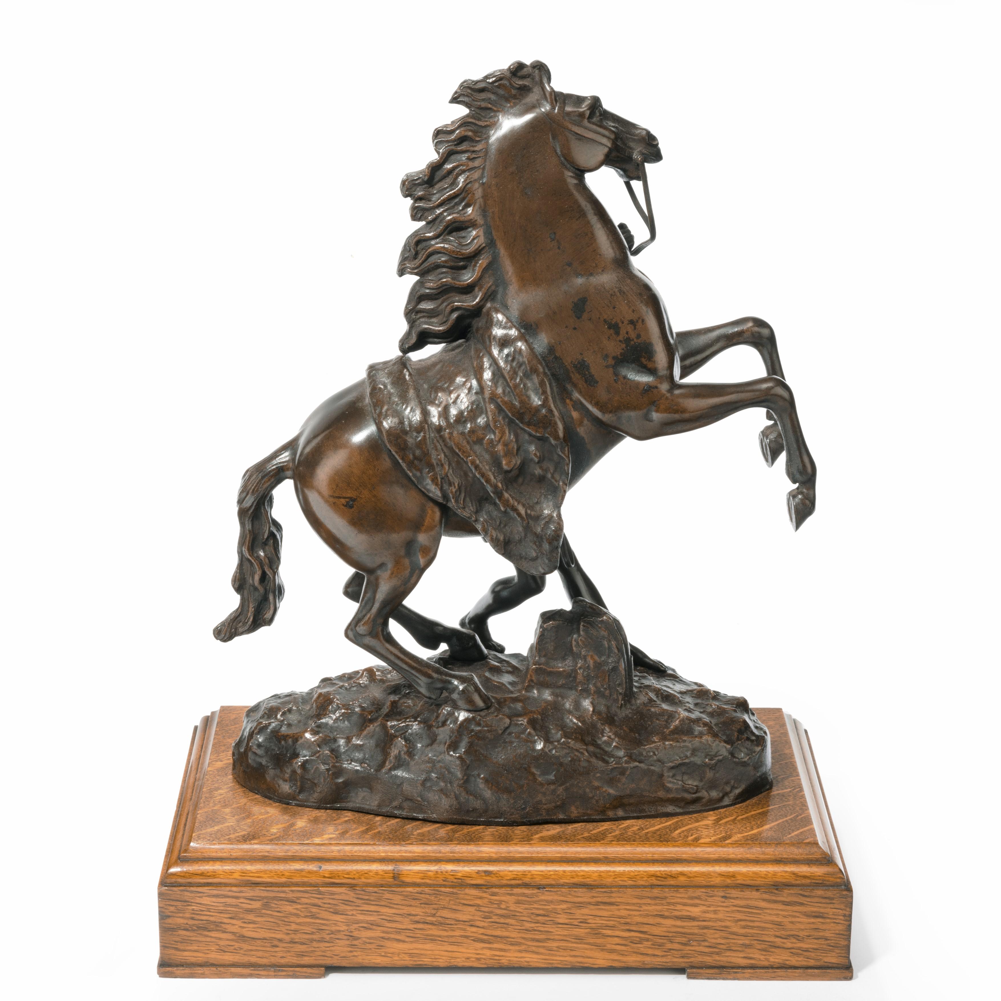 19th Century Bronze Sculptures of the Marly Horses 5