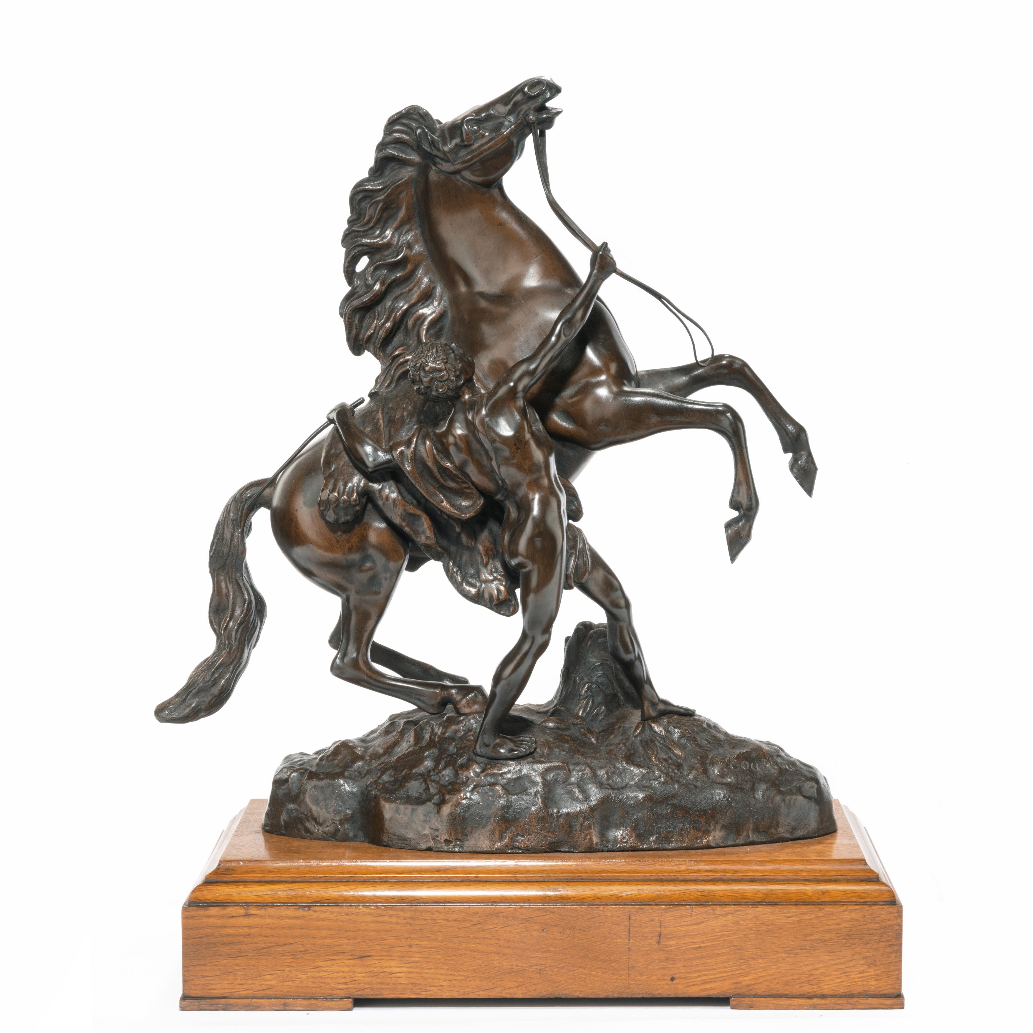 French 19th Century Bronze Sculptures of the Marly Horses