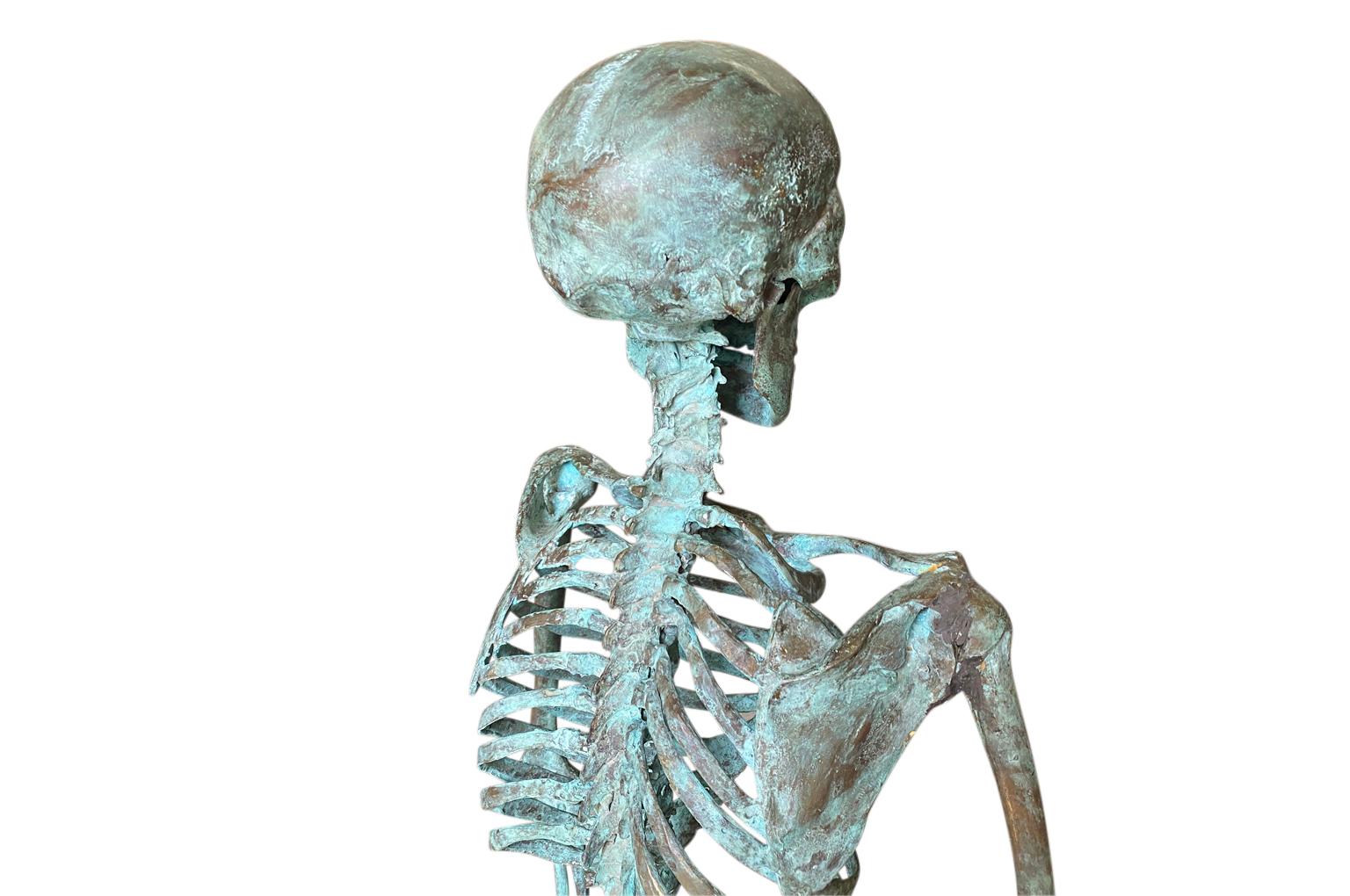 Squelette en bronze du 19ème siècle en vente 5